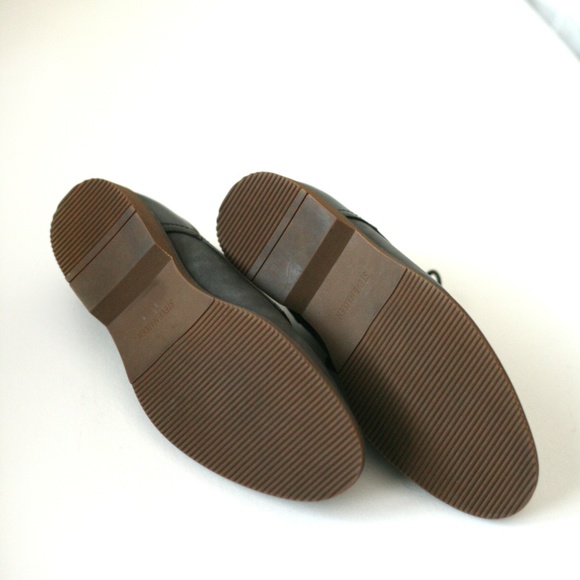 Steve Madden gray men's tie lace oxford shoes - Picture 4 of 4